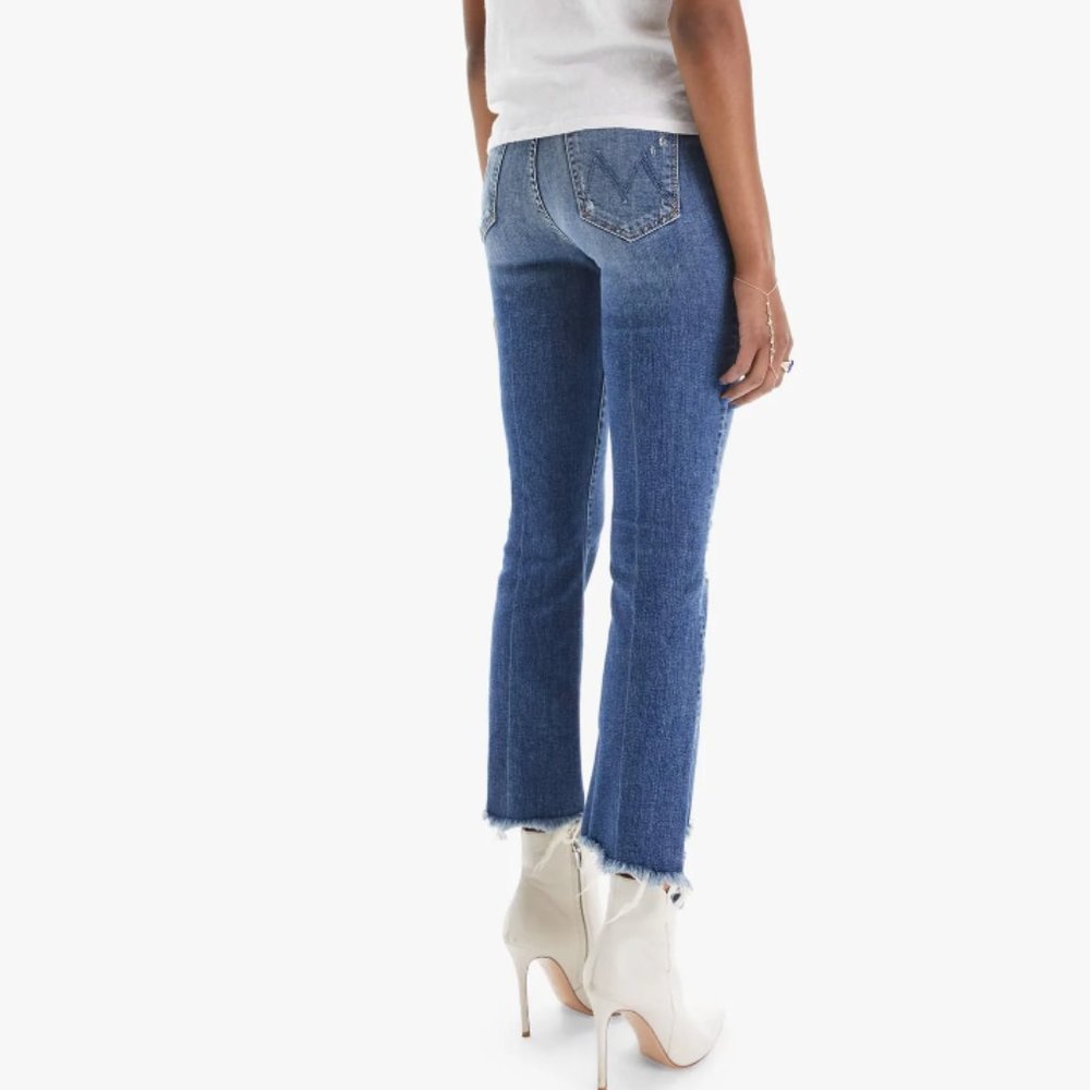 mother crop step flare sz 27